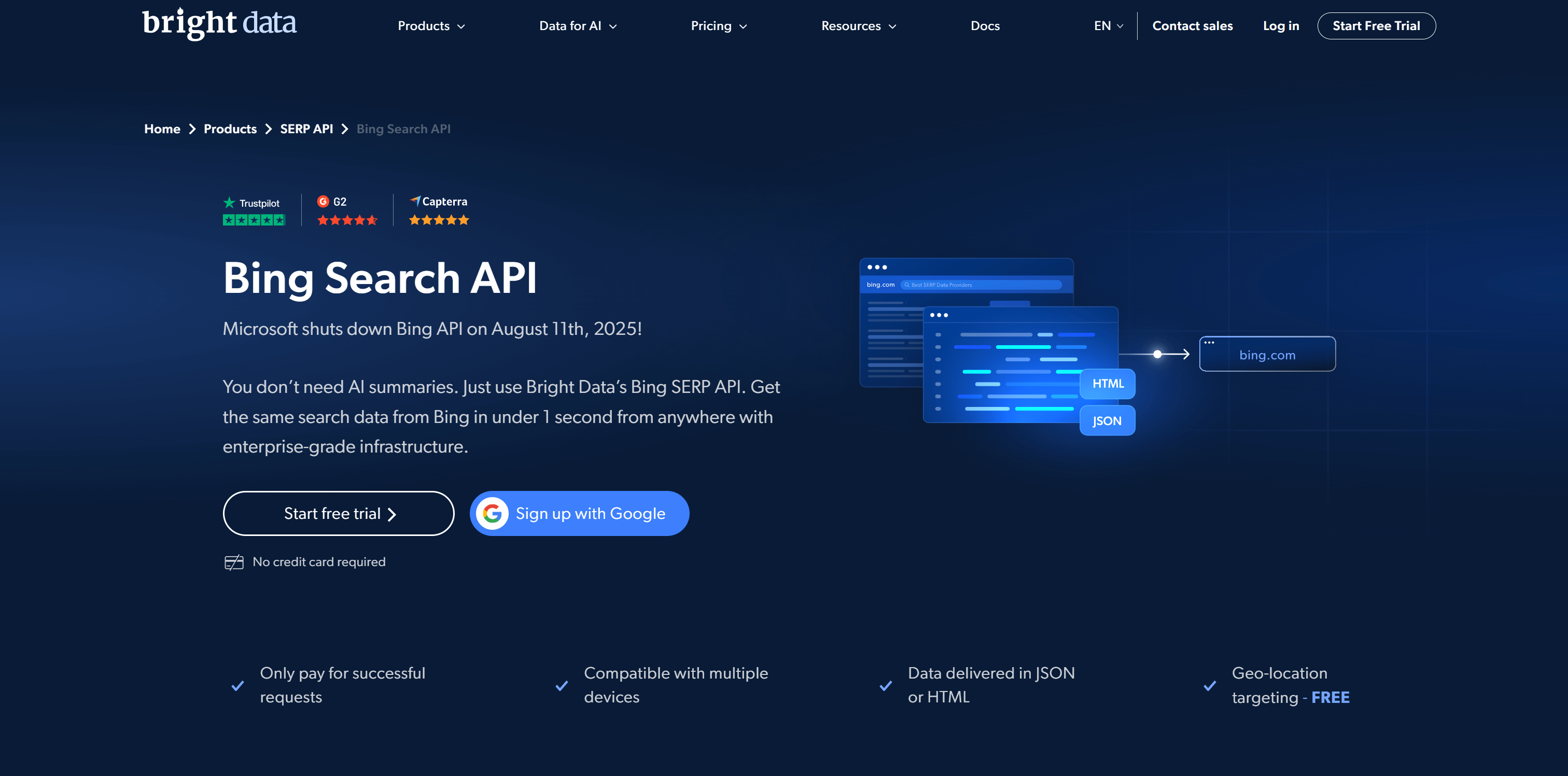 Best Bing Search API Alternatives (2026 Update & List)